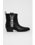 Love Moschino Кожени каубойски ботуши - Pepit.bg