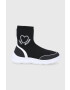 Love Moschino Обувки в черно с равна подметка - Pepit.bg