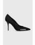 Love Moschino Обувки с висок ток в черно JA10089G0GIM0000 - Pepit.bg