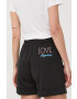 Love Moschino Памучен къс панталон - Pepit.bg