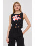 Love Moschino Памучен топ - Pepit.bg