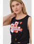 Love Moschino Памучен топ - Pepit.bg