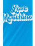 Love Moschino Памучна рокля къс модел със стандартна кройка - Pepit.bg