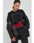 Love Moschino Памучна тениска - Pepit.bg