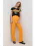 Love Moschino Памучна тениска в черно - Pepit.bg
