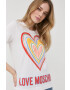 Love Moschino Памучна тениска - Pepit.bg