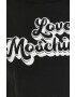 Love Moschino Памучна тениска в черно - Pepit.bg