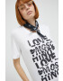 Love Moschino Памучна тениска - Pepit.bg