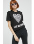 Love Moschino Памучна тениска - Pepit.bg