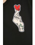 Love Moschino Памучна тениска - Pepit.bg