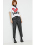 Love Moschino Памучна тениска - Pepit.bg