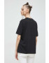 Love Moschino Памучна тениска в черно - Pepit.bg