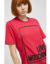 Love Moschino Памучна тениска - Pepit.bg