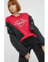 Love Moschino Памучна тениска в бяло - Pepit.bg
