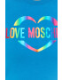 Love Moschino Памучна тениска - Pepit.bg
