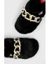Love Moschino Пантофи в черно - Pepit.bg