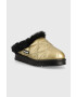 Love Moschino Пантофи в златисто - Pepit.bg