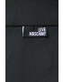 Love Moschino Пола в черно къс модел разкроен модел - Pepit.bg
