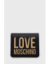 Love Moschino Портмоне дамски в черно - Pepit.bg