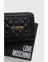 Love Moschino Портмоне дамски в черно - Pepit.bg
