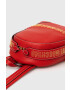 Love Moschino Раница в червено малък размер с апликация - Pepit.bg