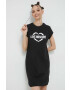 Love Moschino Рокля в черно къс модел със стандартна кройка - Pepit.bg