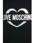 Love Moschino Рокля в черно къс модел със стандартна кройка - Pepit.bg
