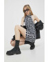 Love Moschino Рокля къс модел с кройка по тялото - Pepit.bg