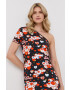 Love Moschino Рокля в черно къс модел със стандартна кройка - Pepit.bg