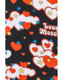Love Moschino Рокля в черно къс модел със стандартна кройка - Pepit.bg