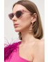 Love Moschino Слънчеви очила в розово - Pepit.bg