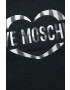 Love Moschino Тениска в черно - Pepit.bg