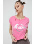 Love Moschino Тениска в розово - Pepit.bg