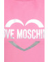 Love Moschino Тениска в розово - Pepit.bg