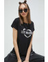 Love Moschino Тениска в черно - Pepit.bg