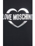 Love Moschino Тениска в черно - Pepit.bg