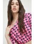 Love Moschino Тениска в розово - Pepit.bg
