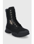 Love Moschino Велурени кубинки - Pepit.bg