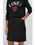 Love Moschino Вълнена пола - Pepit.bg