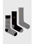 Lyle & Scott Чорапи (3 броя) в черно - Pepit.bg