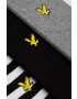 Lyle & Scott Чорапи (3 броя) в черно - Pepit.bg