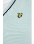 Lyle & Scott Памучен елек в зелено от лека материя - Pepit.bg