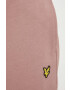 Lyle & Scott Памучен къс панталон в розово - Pepit.bg