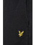 Lyle & Scott Памучен къс панталон мъжко в черно - Pepit.bg