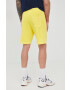 Lyle & Scott Памучен къс панталон в жълто - Pepit.bg
