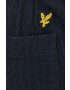 Lyle & Scott Памучен къс панталон в тъмносиньо - Pepit.bg