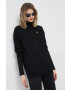 Lyle & Scott Памучен суичър в черно с изчистен дизайн - Pepit.bg