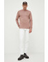 Lyle & Scott Памучен суичър в розово с апликация - Pepit.bg