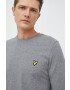 Lyle & Scott Памучна блуза с дълги ръкави - Pepit.bg