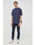 Lyle & Scott Памучна тениска в сиво - Pepit.bg